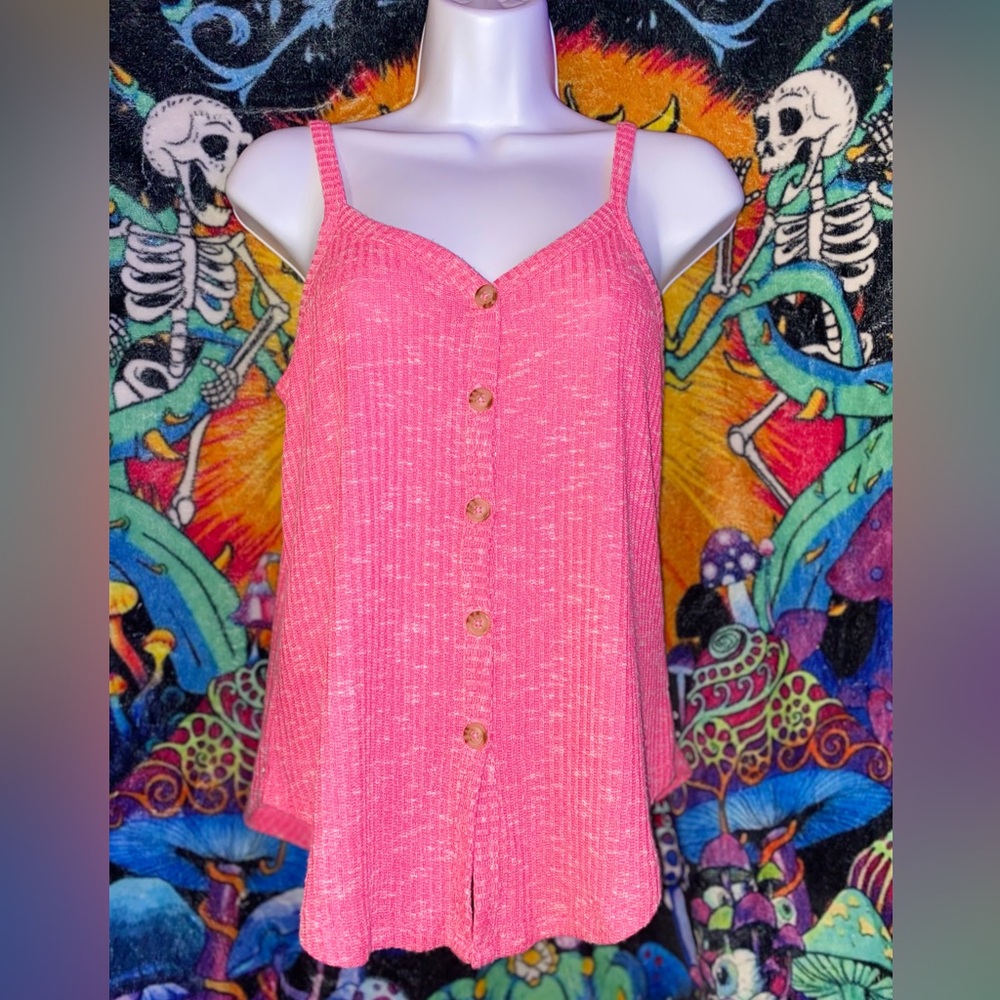 Cute pink tank top